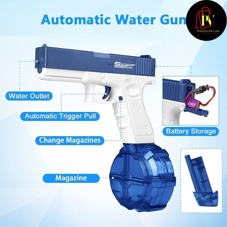 PISTOLA AGUA ELCTRICA GLOCK