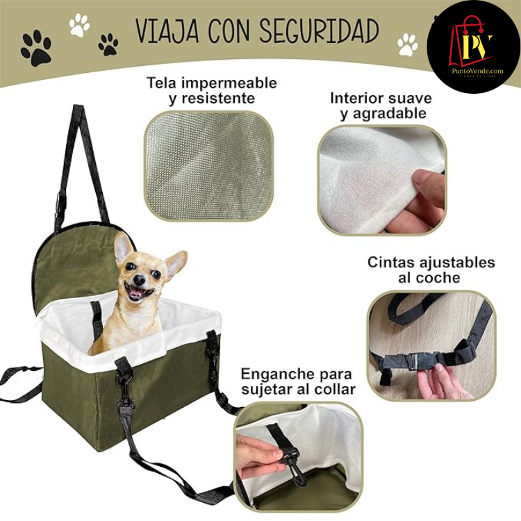 ASIENTO DE AUTO PARA MASCOTAS