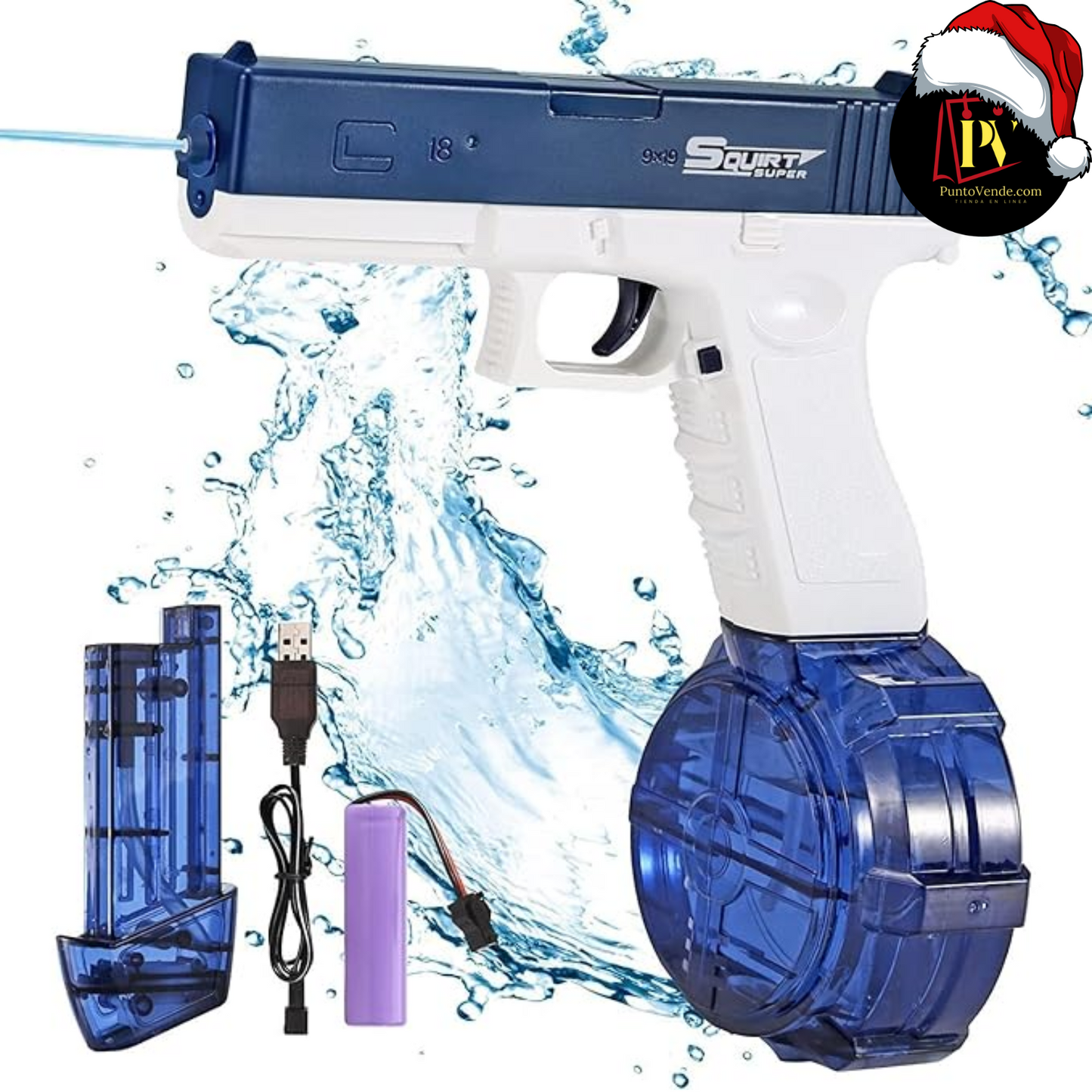 PISTOLA AGUA ELCTRICA GLOCK